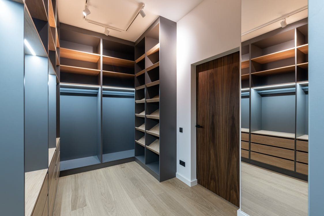 professional home organization services featuring a custom closet storage system
